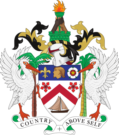Coat of arms of Saint Kitts and Nevis