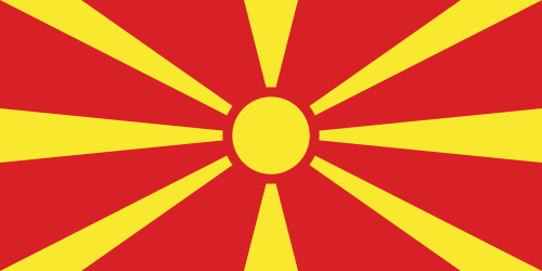 Flag of North Macedonia