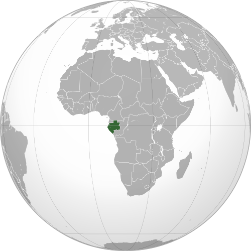 Location of Gabon