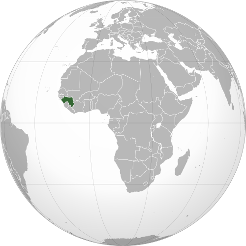 Location of Guinea