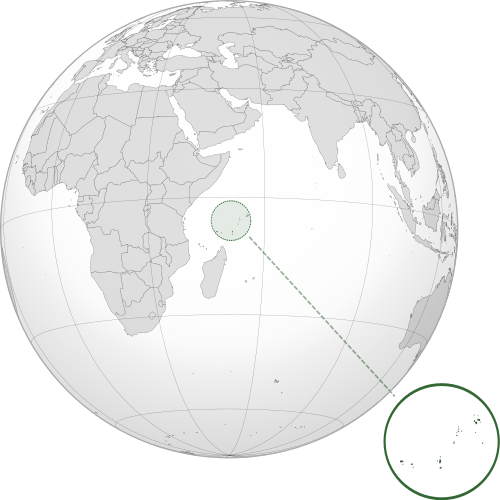 Location of Seychelles