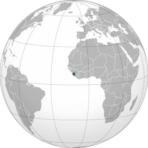Location of Sierra Leone
