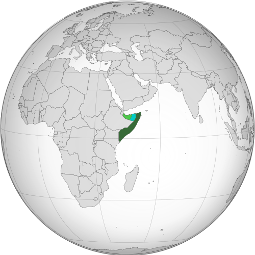 Location of Somalia