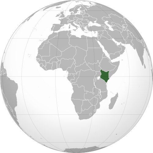 Location of Kenya