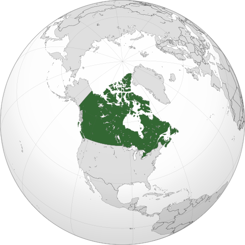 Location of Canada