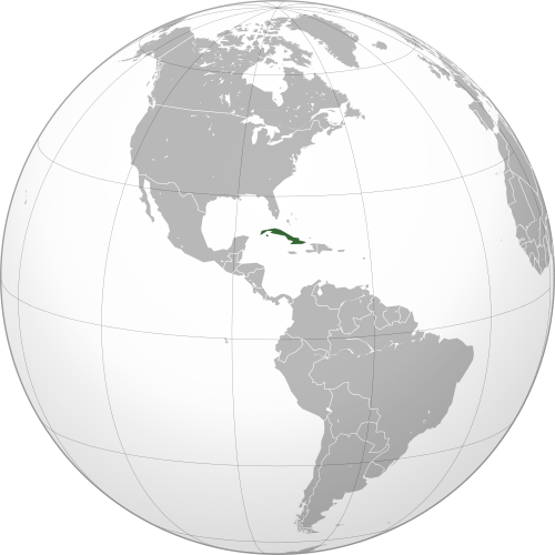Location of Cuba