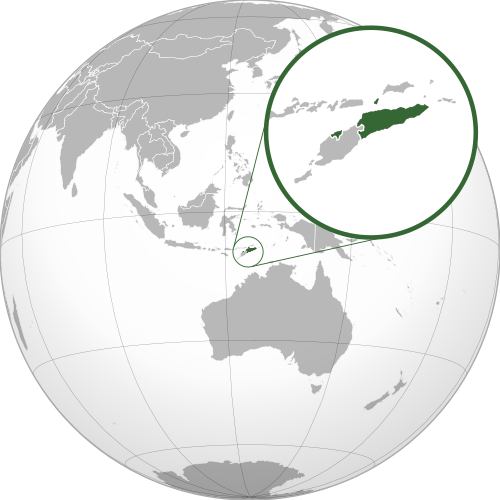 Location of Timor-Leste