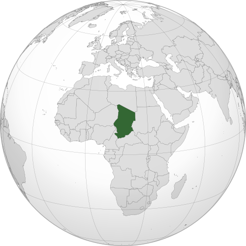 Location of Chad