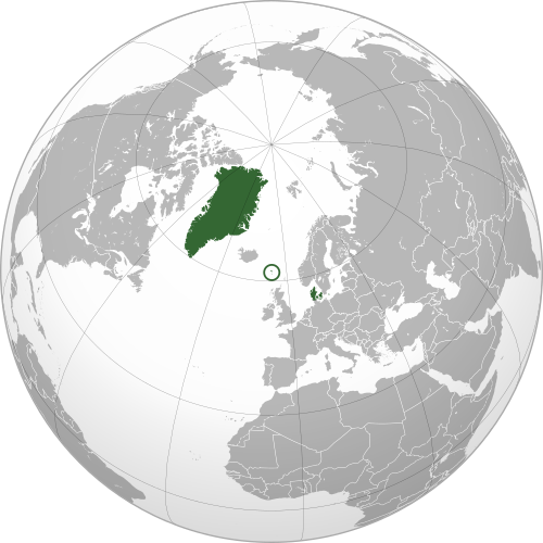 Location of Kingdom of Denmark