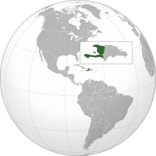 Location of Haiti