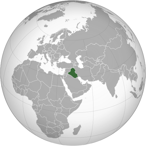 Location of Iraq