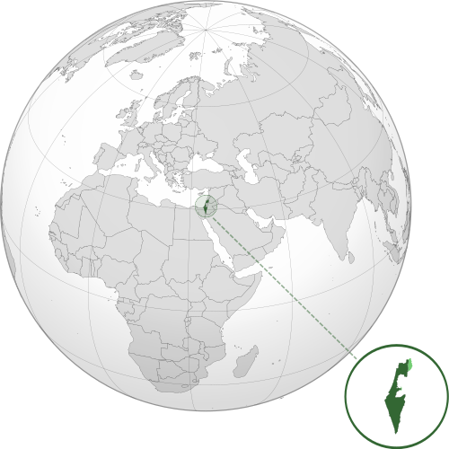 Location of Israel