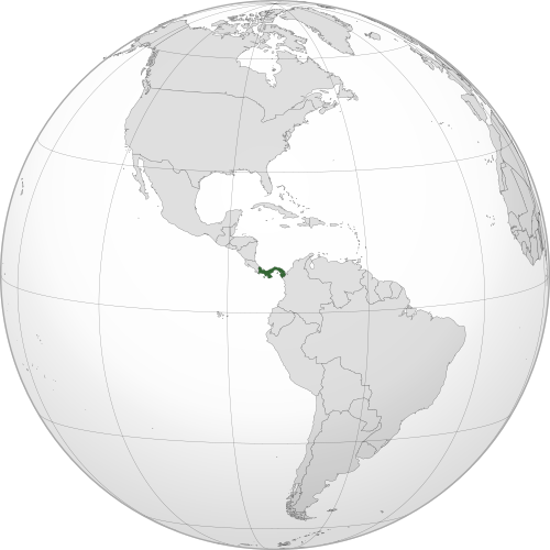 Location of Panama