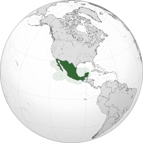 Location of Mexico