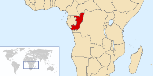 Location of Republic of the Congo