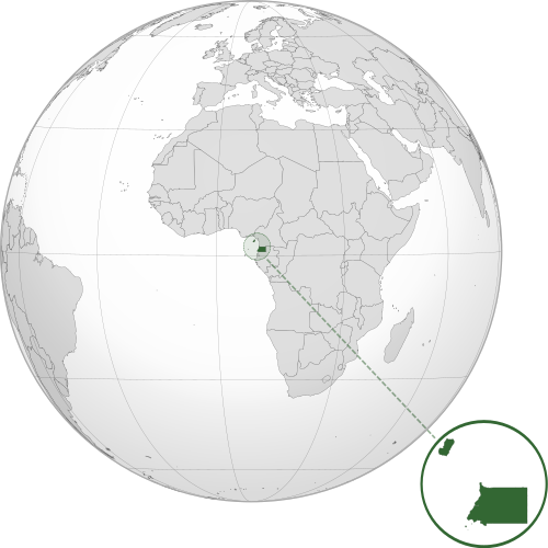Location of Equatorial Guinea